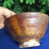 Glazed stoneware bowl