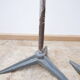 Set of 4 industrial floor lamp
