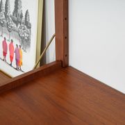 Teak modular shelving unit, Danish design, 1960s, made in Denmark