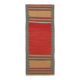 Tapis Kilim rouge et vert 2x6, 73x188 cm