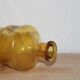 Vintage amber glass carafe with matching stopper – H 27 cm