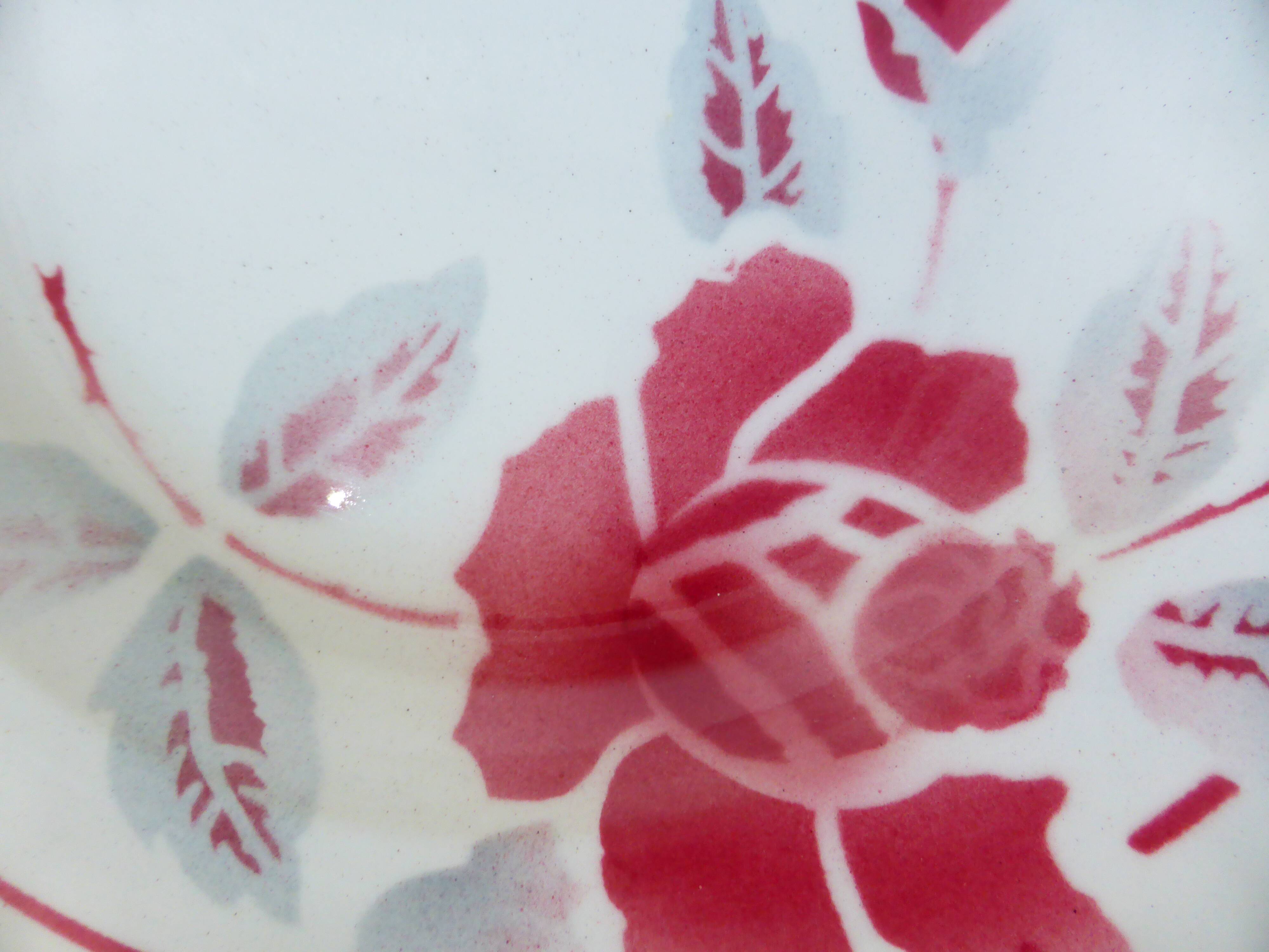 3 vintage soup plates in a jumble