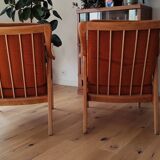Paire de fauteuils scandinave wrenger