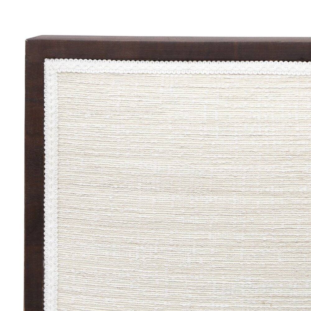 Set of heather wood and fabric chairs, 1940s.