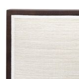 Set of heather wood and fabric chairs, 1940s.