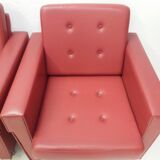 1970 Pair of Brussels style armchairs, Czechoslovakia