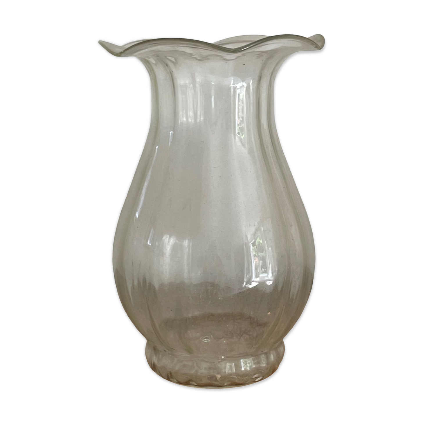 Grand vase transparent