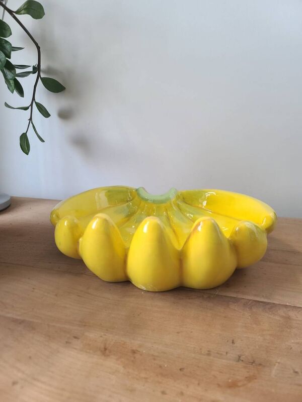 Panière à fruits en céramique signé Gisela Graham London