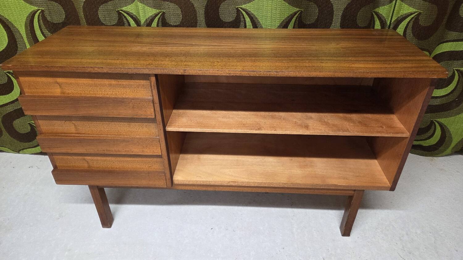 "1970 teak library enfilade"