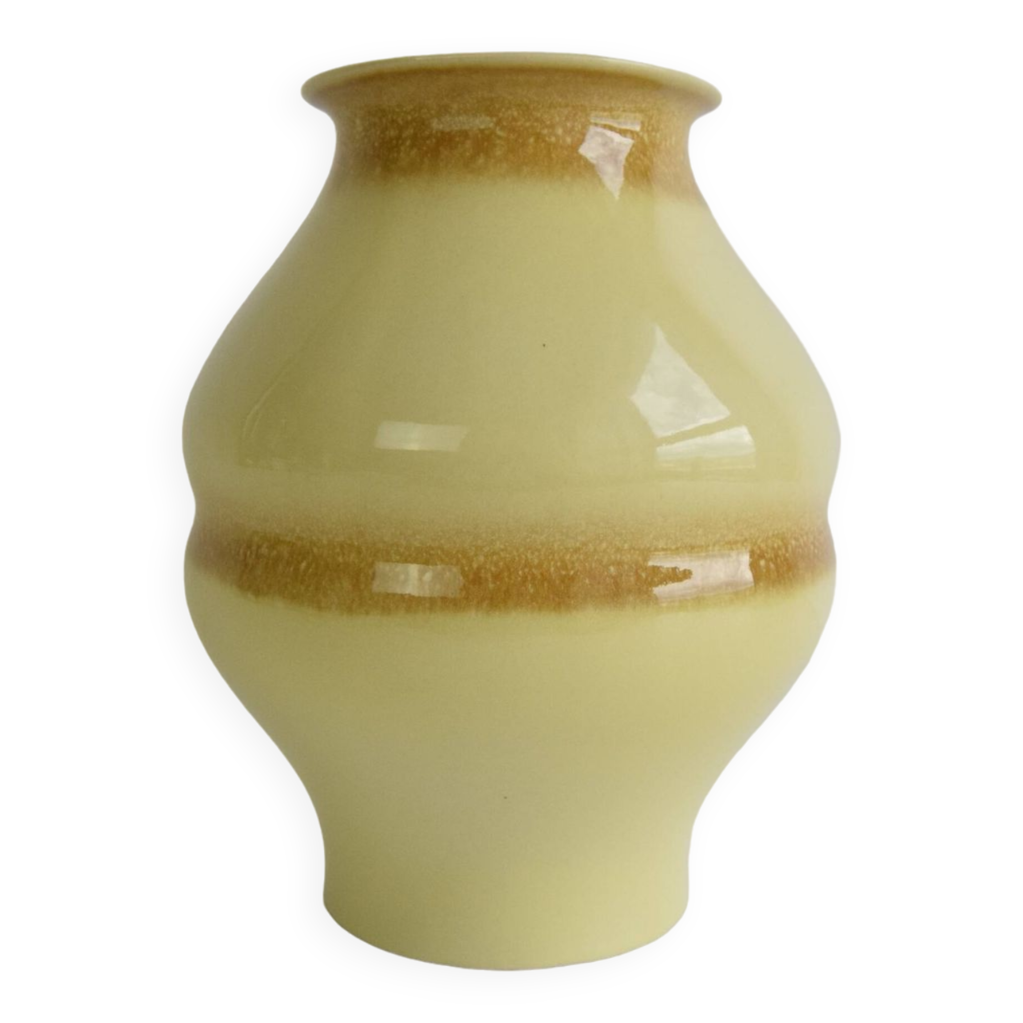 Vintage Ceramic Vase by Ditmar Urbach, Cornelie Collection, Czechoslovakia, 1950's.