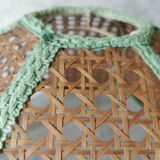 Vintage cane lampshade