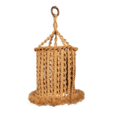 Macramé suspension, Audoux and Minet style, France, 1960s