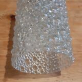 Vintage lamp brass and granite glass