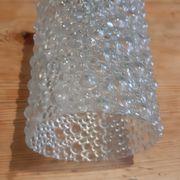 Lampe vintage laiton et verre granité