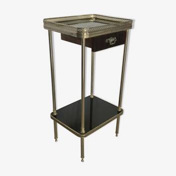 Neoclassical brass side table 1950/60