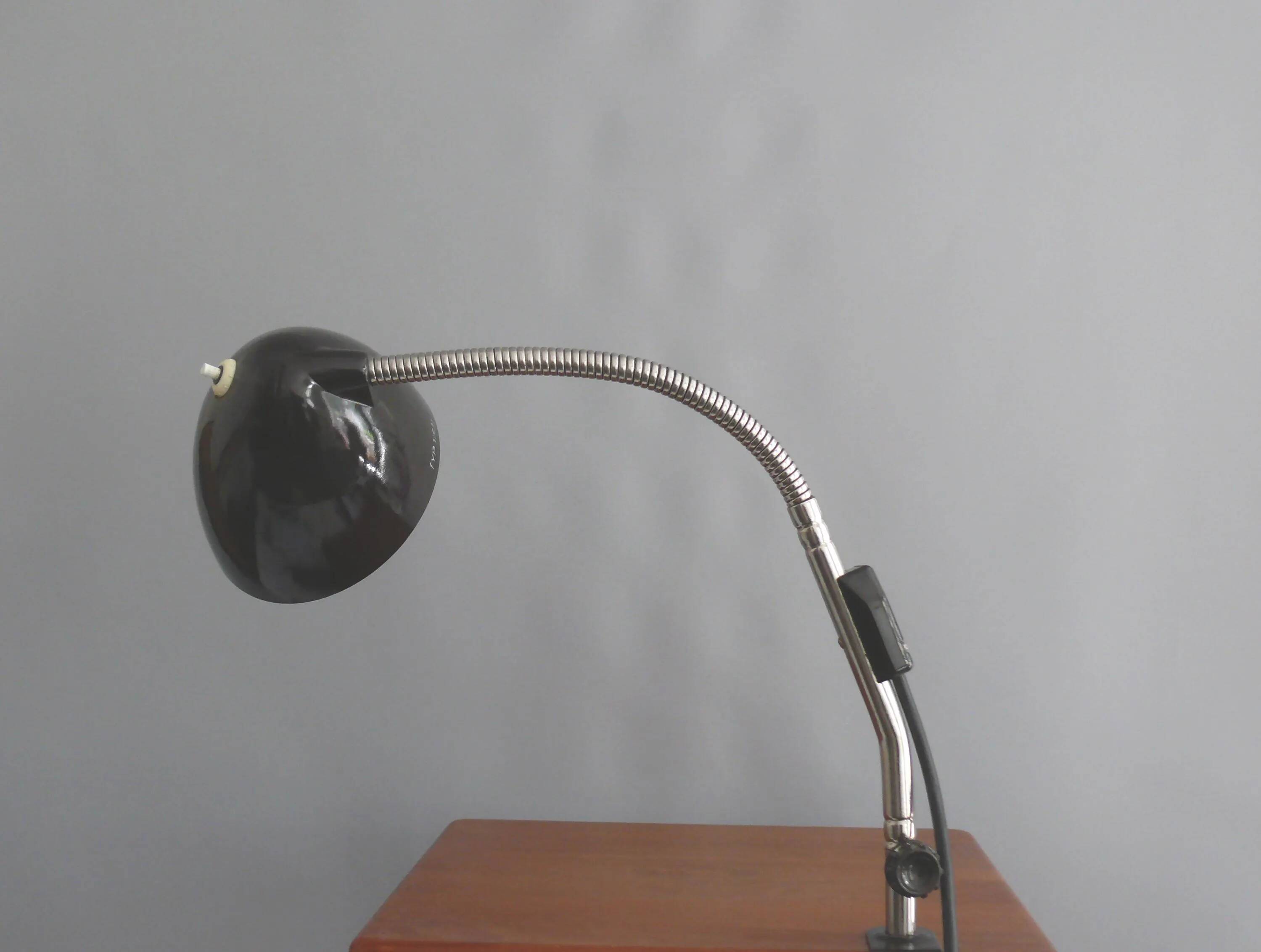Original goose neck desk lamp from the mid-century - Ecko, a classic of high-quality design
