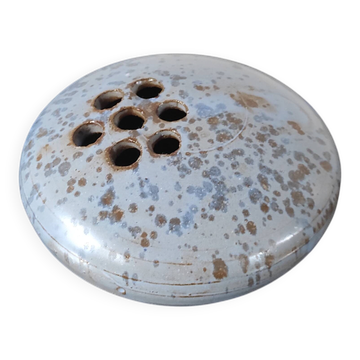 Vase galet vintage en grès émaillé