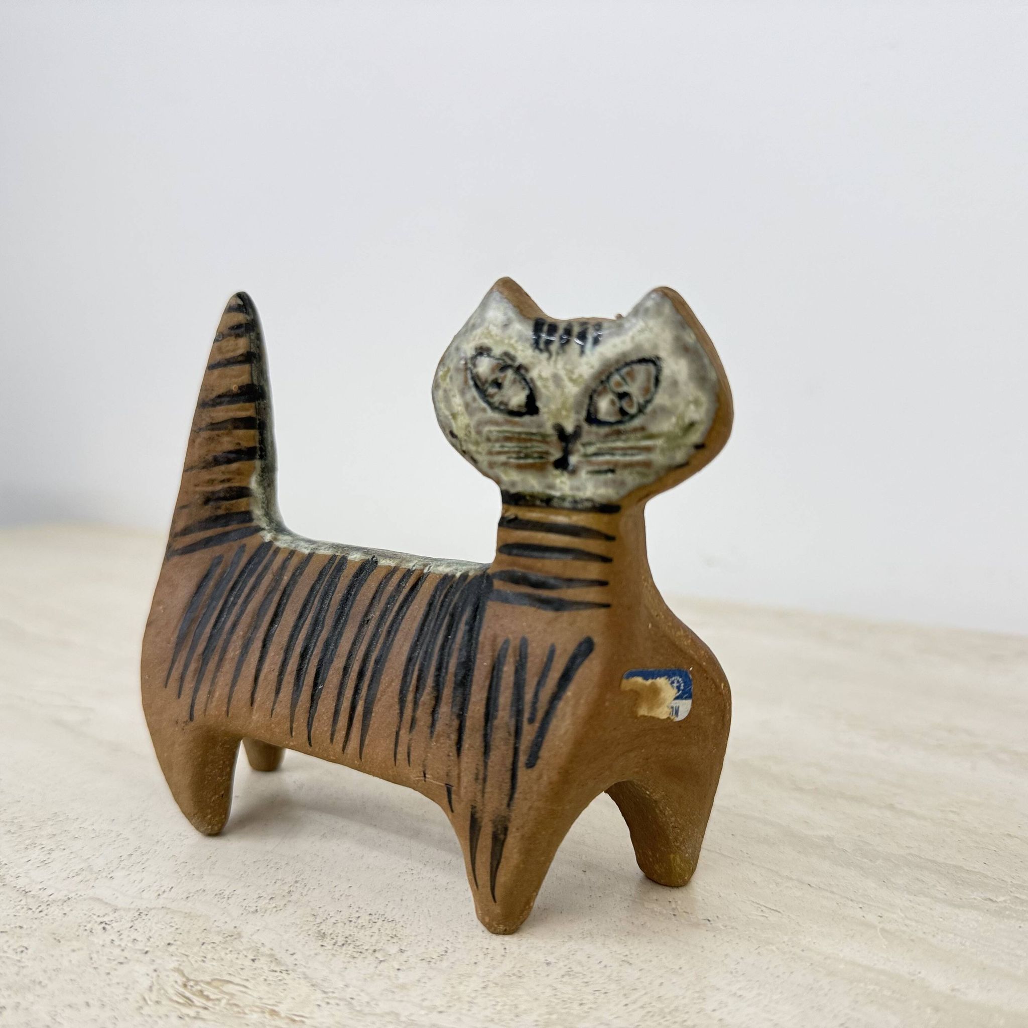 Lisa Larson Figurine de chat en céramique Gustavsberg Suède
