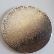 Dessous de plat en métal argenté anglais