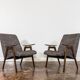 Vintage armchairs by jaroslav šmídek, ton, czechoslovakia, 1960, set of 2