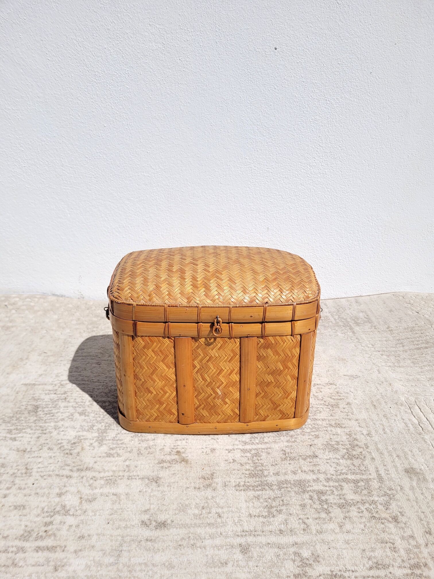 Malette coffre en bambou d'Indonésie