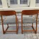 Chaises traîneau Baumann