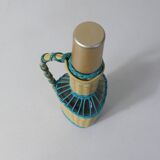 Bouteille en scoubidou vintage