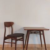 Beech side table by Česky Nabytek, Czech 1960s