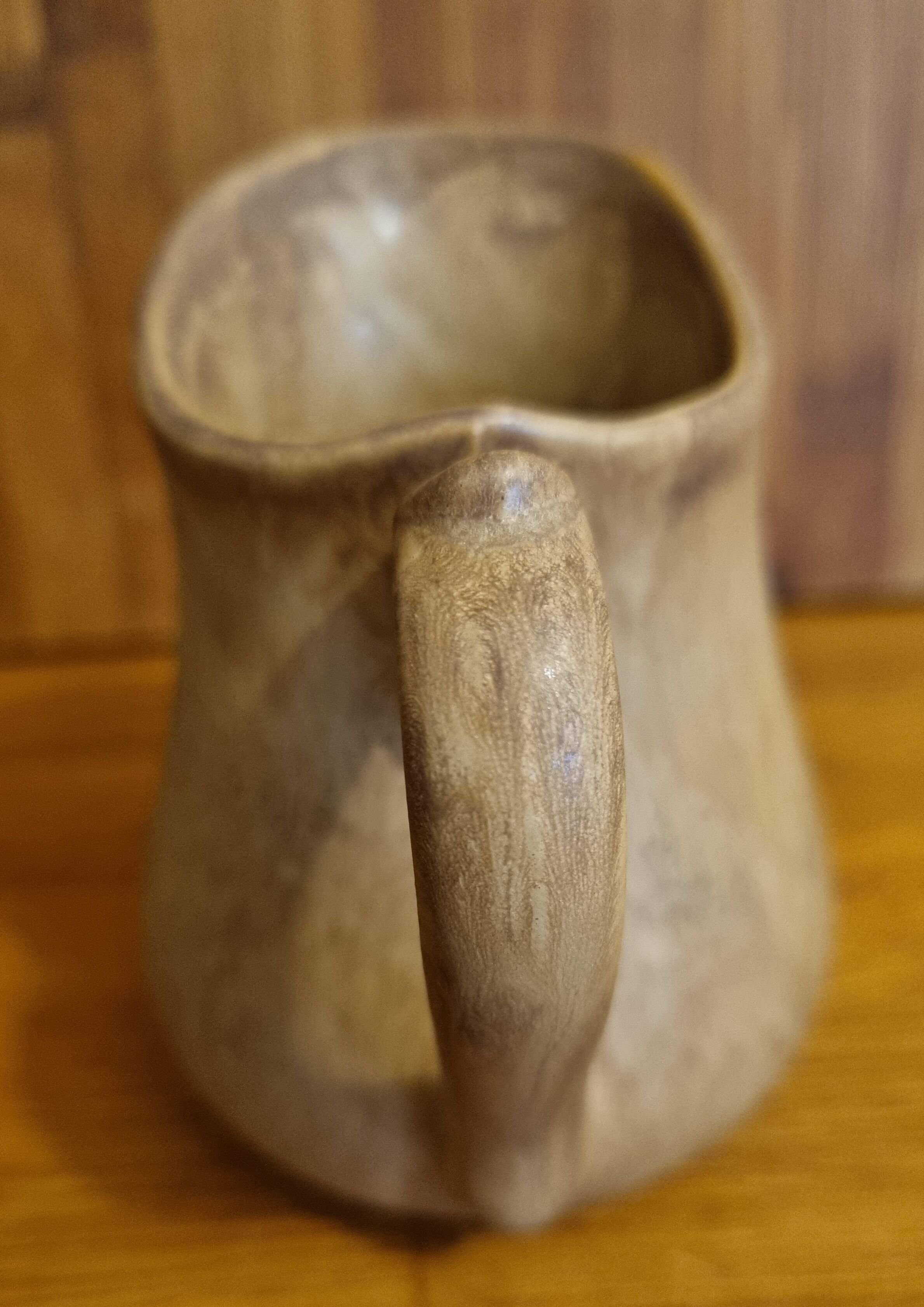 Creamer milk jug in stoneware rhodacéram