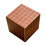Cube side table