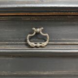 Louis-Philippe style black patina sideboard (restored)
