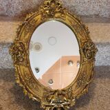 Bevelled golden mirror  39x53cm
