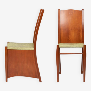 Pair of "Bob Dubois" Chairs by Philippe Starck for Driade, 1990s