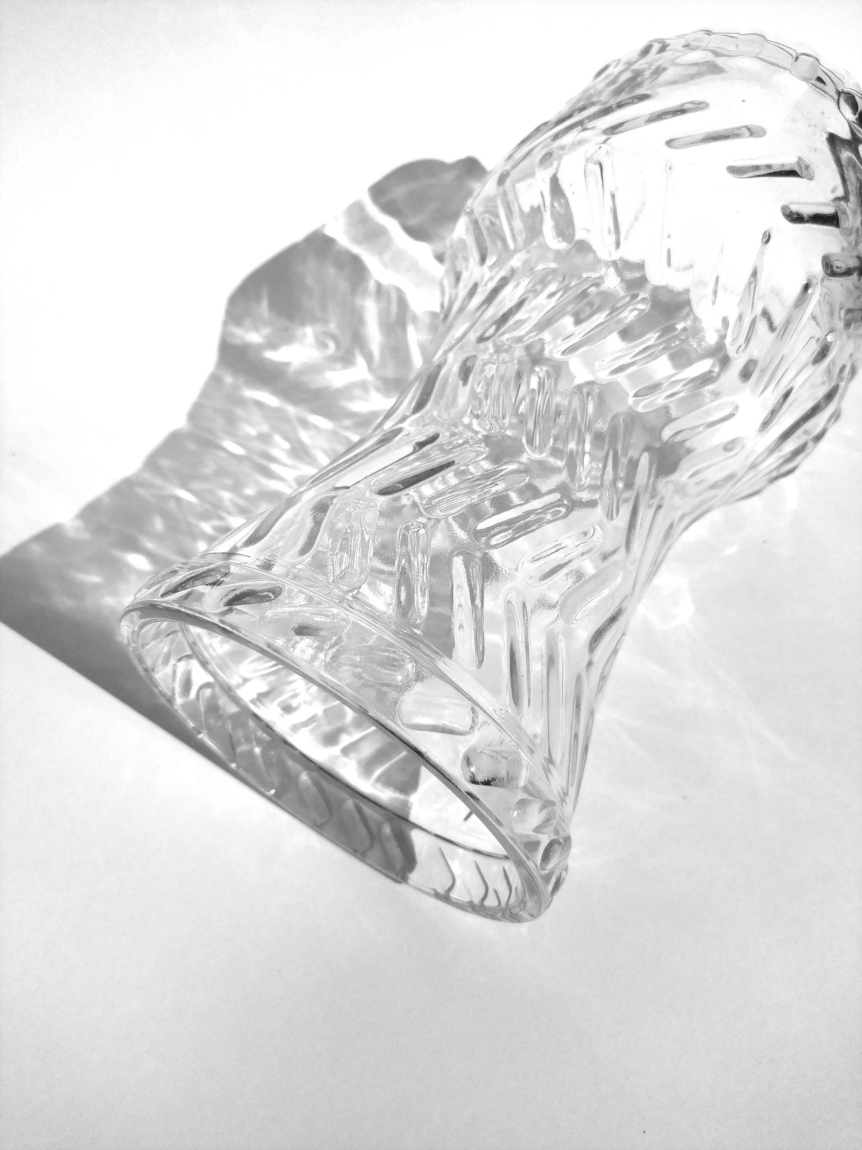 Large vintage glass vase