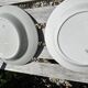 Many old round and long plates from the 60s and 70s.