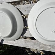 Plats anciens ronds et ovales, années 60 -70