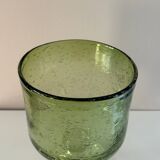Coupe en verre bullé