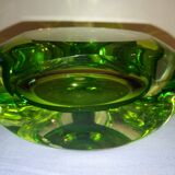 Vase en verre soufflé XXème