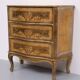 Italian Vintage Wooden Florentine Chest Of Drawers 1970s