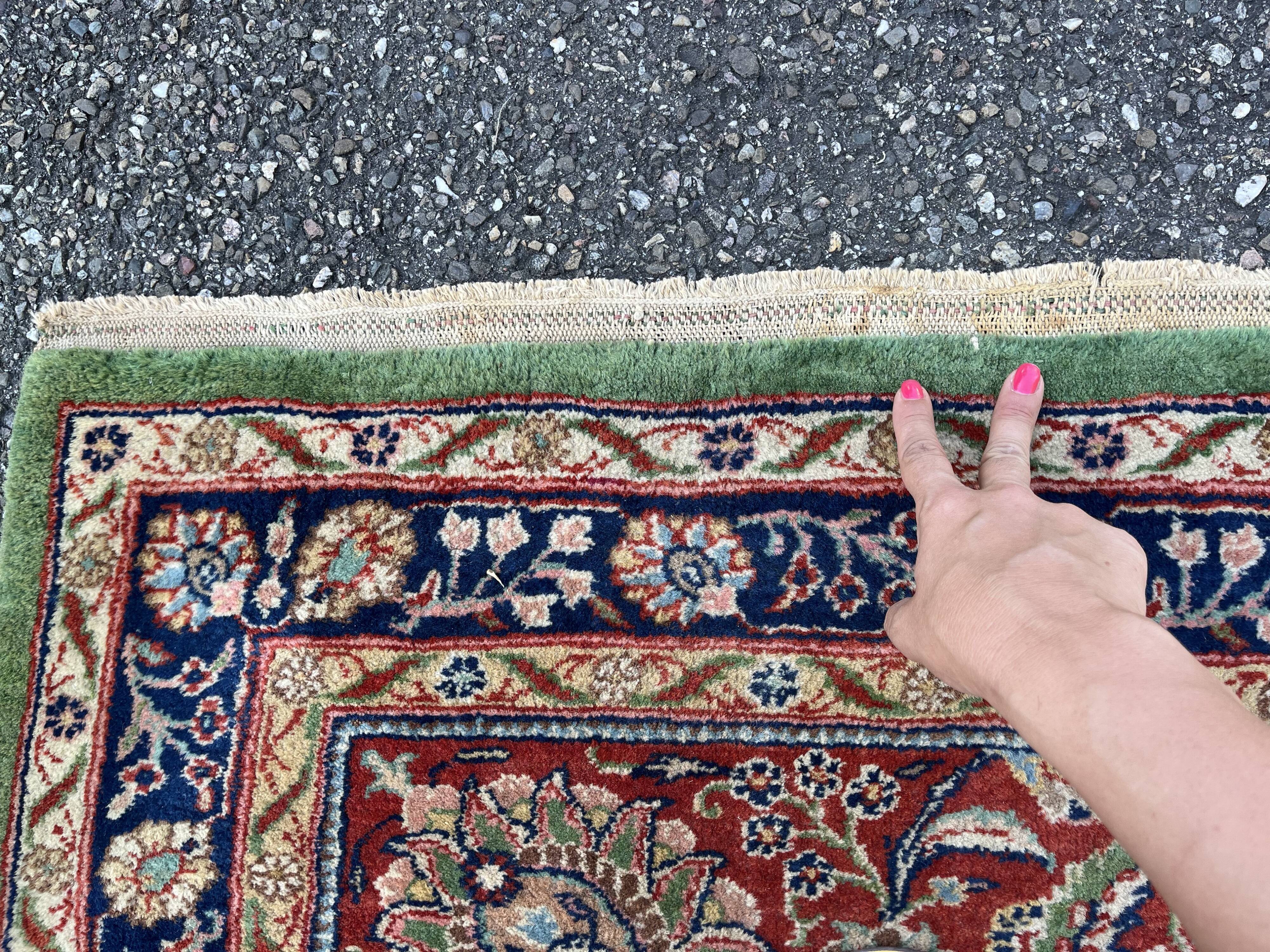 Carpet XXL Tabriz Shah Abbas Emerald Green