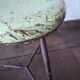 Tabouret tripode vintage, style industriel bois et métal
