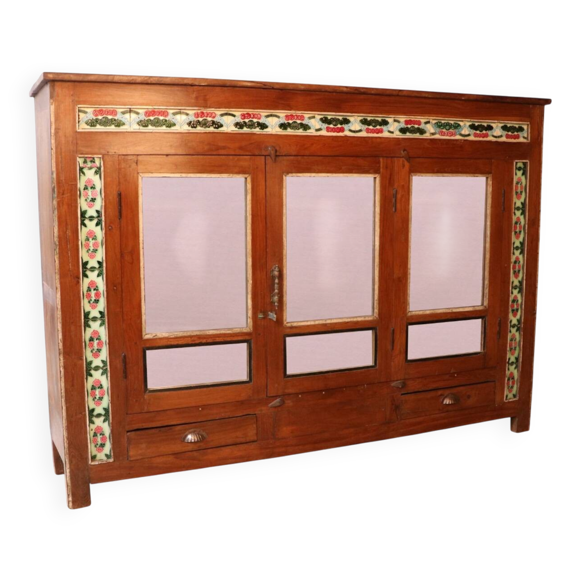 Antique colonial sideboard in Burmese teak