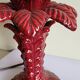 Pied de lampe palmier céramique