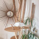 Vintage square hanging lamp