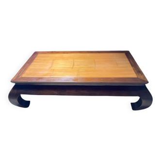 Table basse opium style colonial