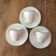 set of 3 cups and old saucers