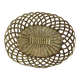 Brass woven basket