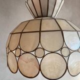 Large pearly pendant light
