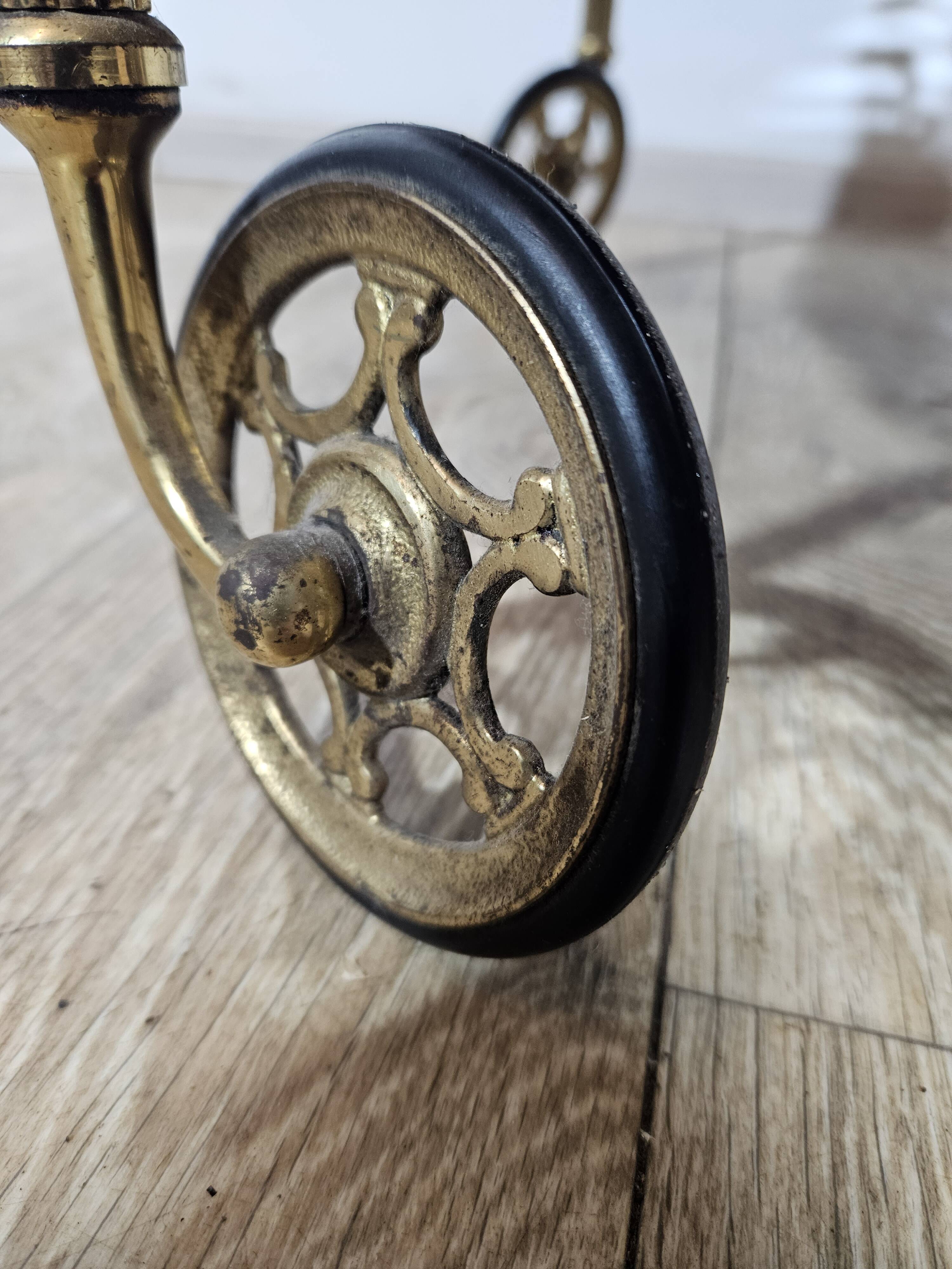 Luxurious bar cart,Maison Jansen, Hollywood Regency, France, 1950s/70s