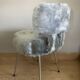 Chaise à poiles longs PELFRAM par PELTEX S.A PRODUCTION FRANCE années 1960/70